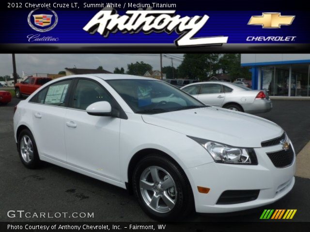 2012 Chevrolet Cruze LT in Summit White