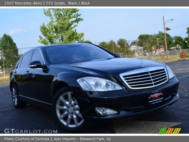 2007 Mercedes-Benz S 550 Sedan in Black