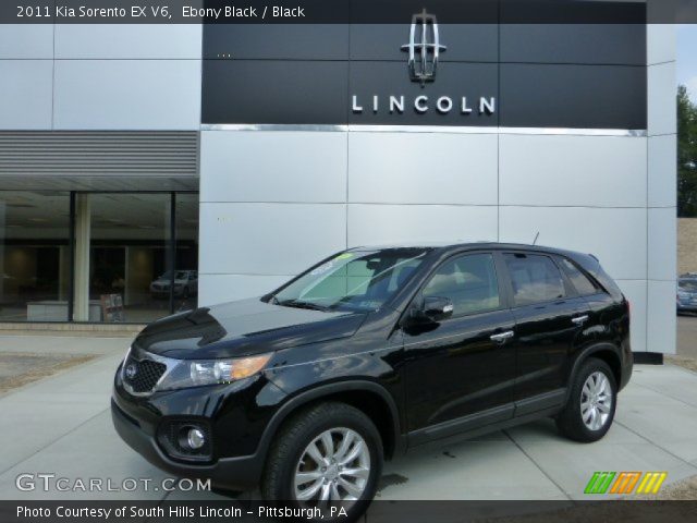 2011 Kia Sorento EX V6 in Ebony Black