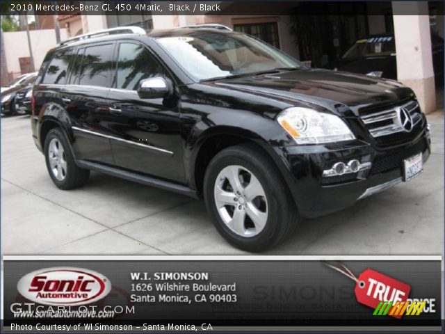 2010 Mercedes-Benz GL 450 4Matic in Black