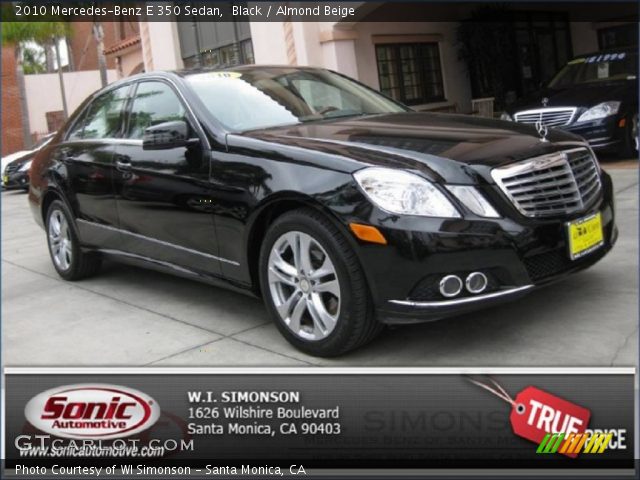 2010 Mercedes-Benz E 350 Sedan in Black