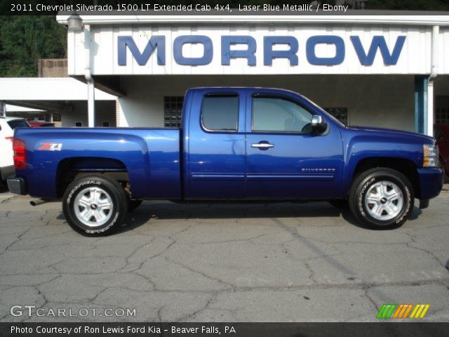 2011 Chevrolet Silverado 1500 LT Extended Cab 4x4 in Laser Blue Metallic