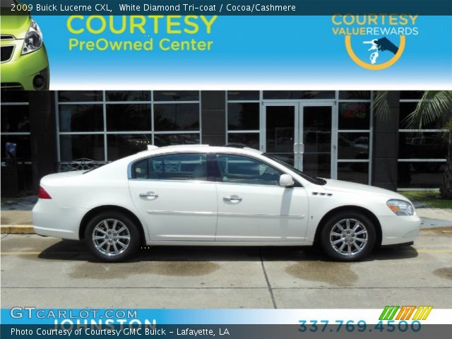 2009 Buick Lucerne CXL in White Diamond Tri-coat