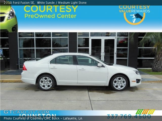 2010 Ford Fusion SE in White Suede