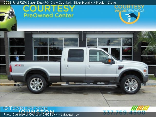 2008 Ford F250 Super Duty FX4 Crew Cab 4x4 in Silver Metallic