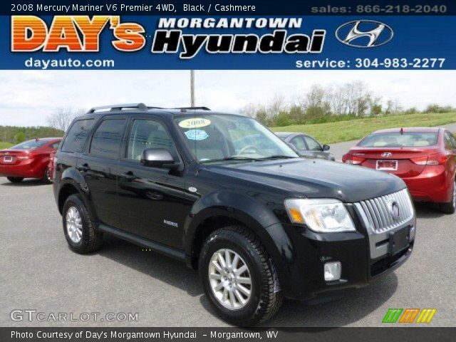 2008 Mercury Mariner V6 Premier 4WD in Black