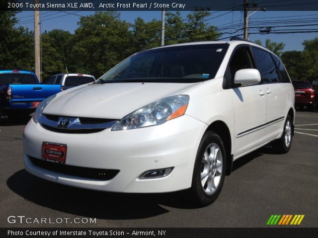 2006 Toyota Sienna XLE AWD in Arctic Frost Pearl