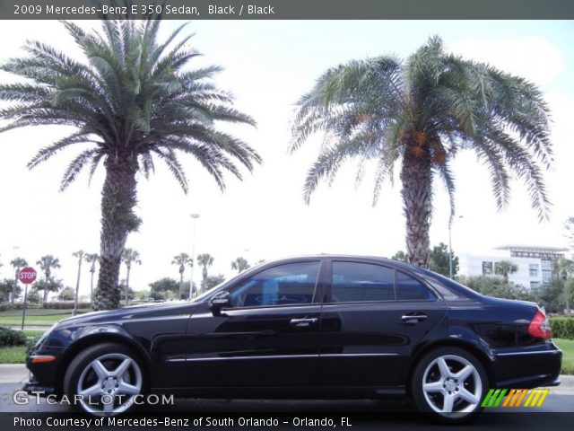 2009 Mercedes-Benz E 350 Sedan in Black