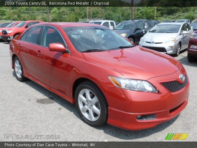 2009 Toyota Camry SE in Barcelona Red Metallic