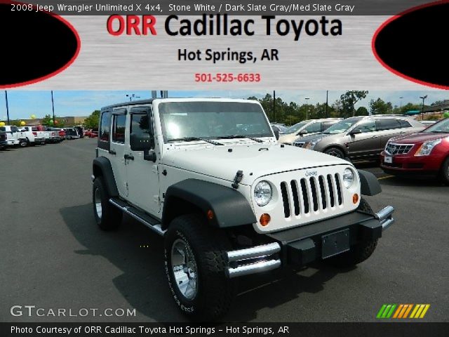 2008 Jeep Wrangler Unlimited X 4x4 in Stone White