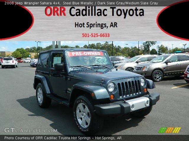 2008 Jeep Wrangler Sahara 4x4 in Steel Blue Metallic