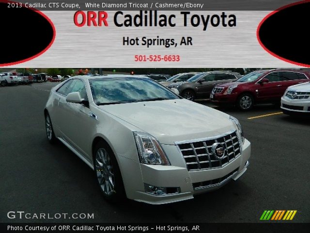 2013 Cadillac CTS Coupe in White Diamond Tricoat