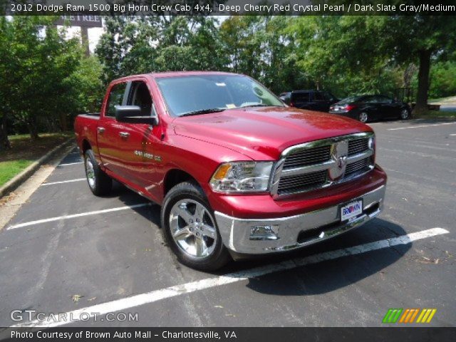 2012 Dodge Ram 1500 Big Horn Crew Cab 4x4 in Deep Cherry Red Crystal Pearl