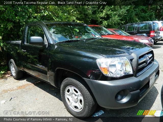 2008 Toyota Tacoma Regular Cab in Black Sand Pearl