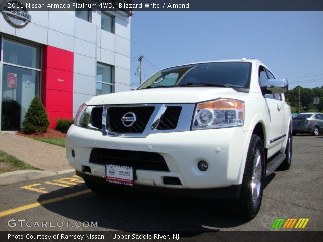 2011 Nissan Armada Platinum 4WD in Blizzard White