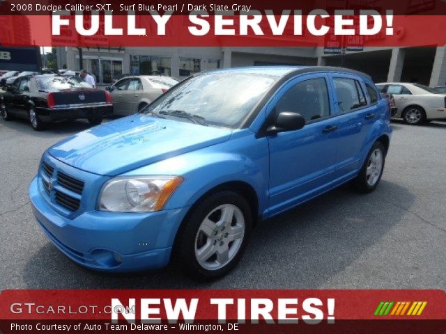 2008 Dodge Caliber SXT in Surf Blue Pearl