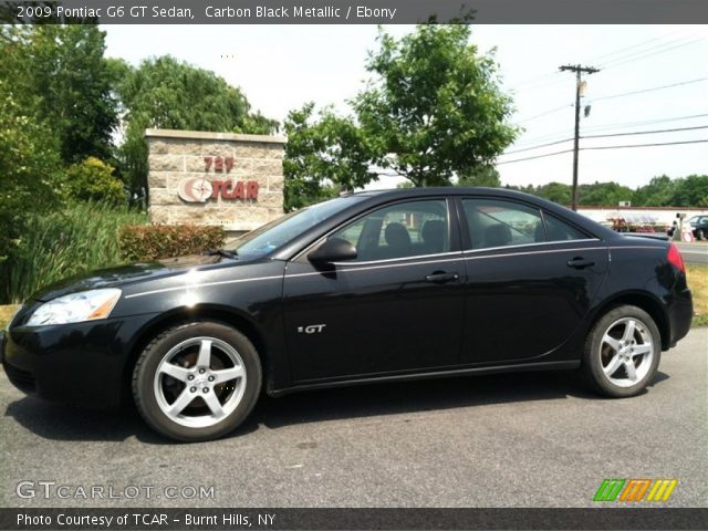 2009 Pontiac G6 GT Sedan in Carbon Black Metallic