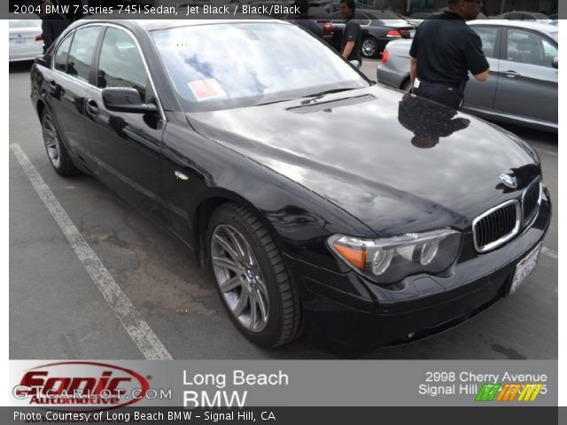 2004 BMW 7 Series 745i Sedan in Jet Black