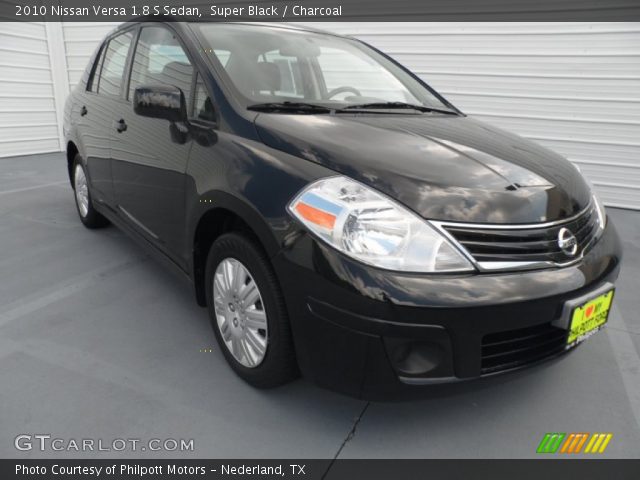 2010 Nissan Versa 1.8 S Sedan in Super Black