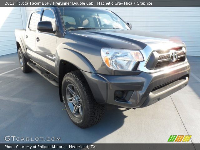2012 Toyota Tacoma SR5 Prerunner Double Cab in Magnetic Gray Mica