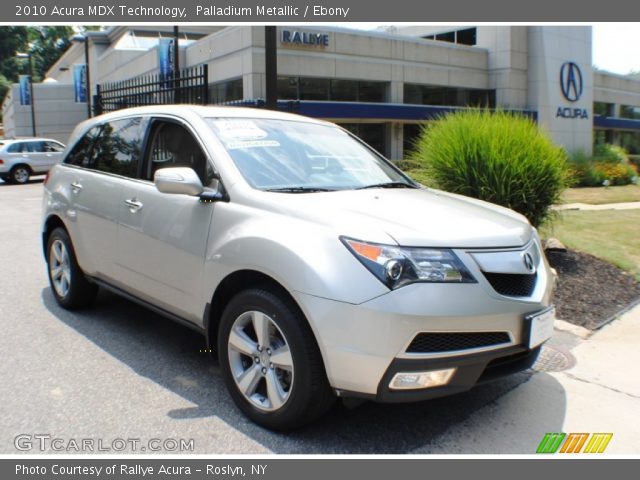 2010 Acura MDX Technology in Palladium Metallic