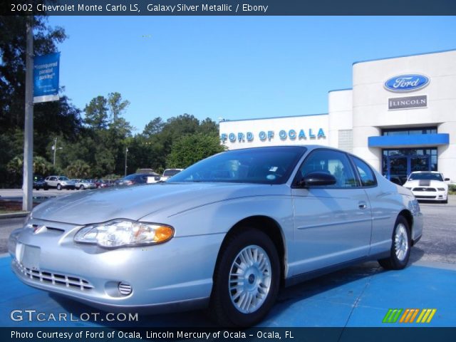 2002 Chevrolet Monte Carlo LS in Galaxy Silver Metallic