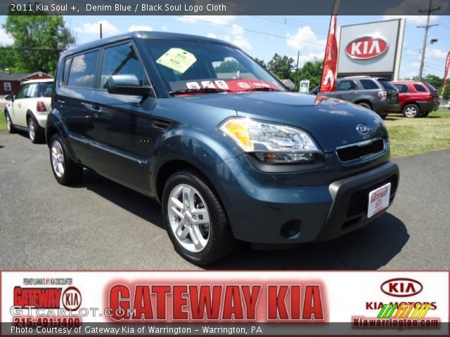 2011 Kia Soul + in Denim Blue