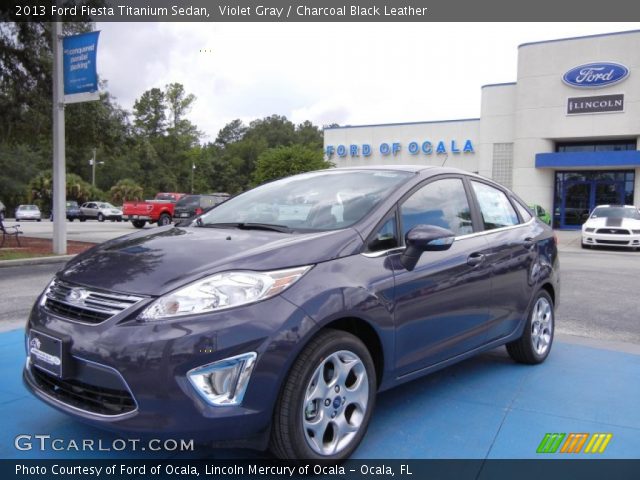 2013 Ford Fiesta Titanium Sedan in Violet Gray