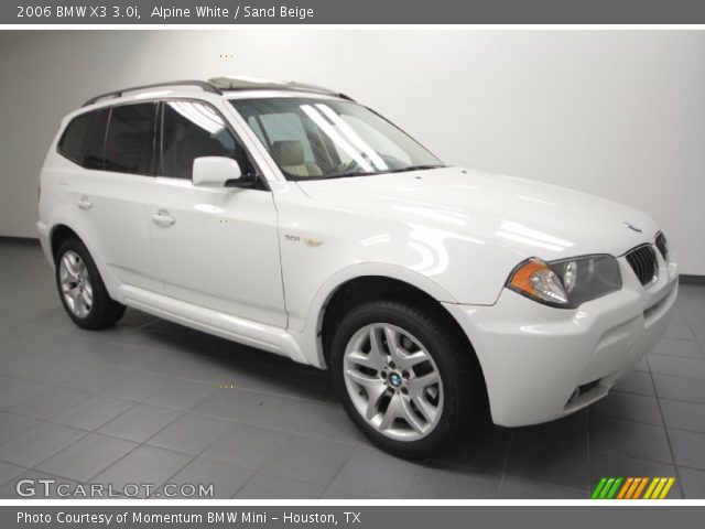 2006 BMW X3 3.0i in Alpine White