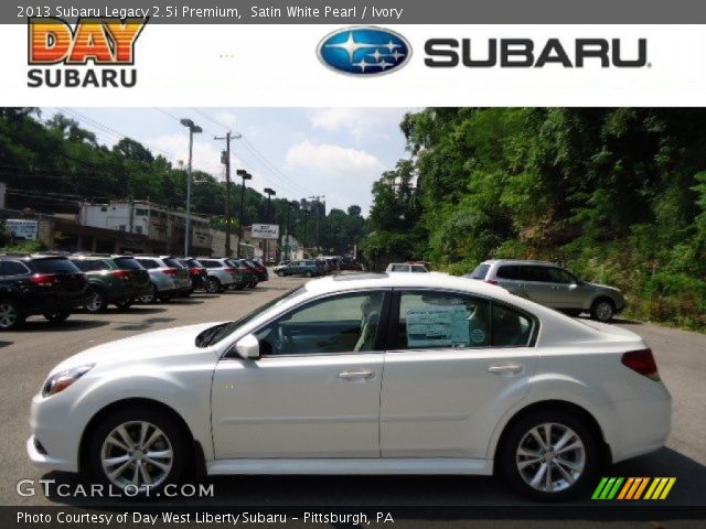 2013 Subaru Legacy 2.5i Premium in Satin White Pearl