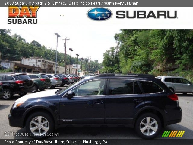 2013 Subaru Outback 2.5i Limited in Deep Indigo Pearl