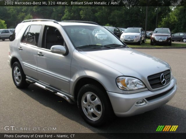 2002 Mercedes-Benz ML 320 4Matic in Brilliant Silver Metallic
