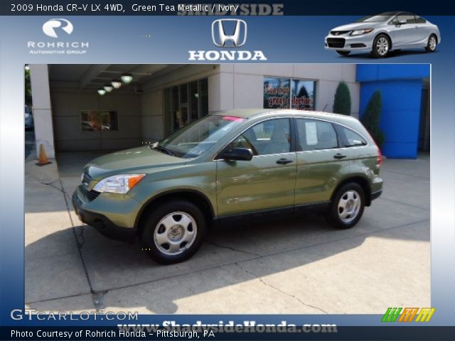 2009 Honda cr v green tea metallic #2