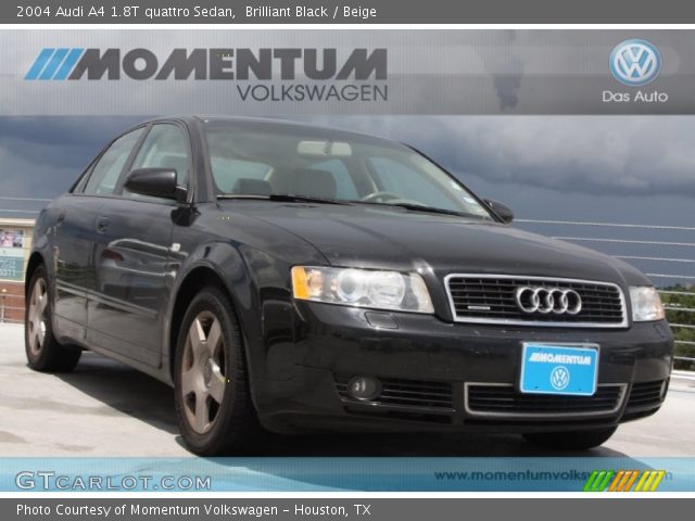 2004 Audi A4 1.8T quattro Sedan in Brilliant Black