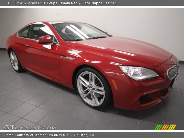 2012 BMW 6 Series 650i Coupe in Imola Red