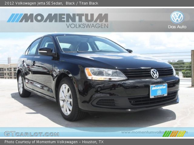 2012 Volkswagen Jetta SE Sedan in Black