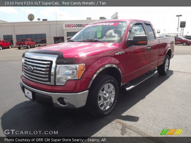 2010 Ford F150 XLT SuperCab in Red Candy Metallic