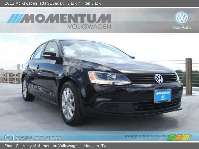 2012 Volkswagen Jetta SE Sedan in Black