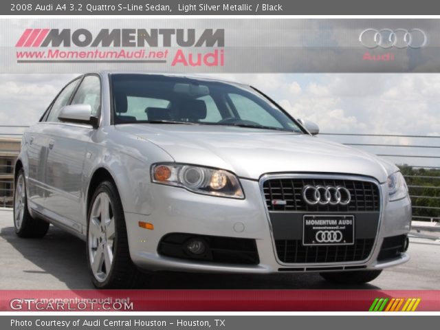 2008 Audi A4 3.2 Quattro S-Line Sedan in Light Silver Metallic