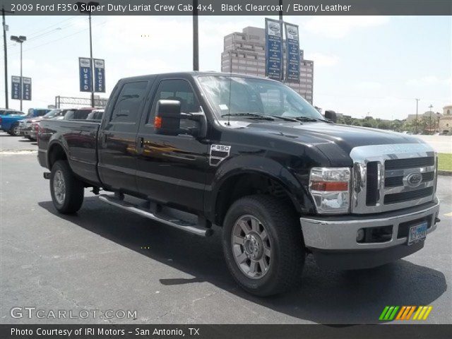 2009 Ford F350 Super Duty Lariat Crew Cab 4x4 in Black Clearcoat
