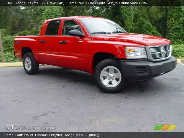 2008 Dodge Dakota SXT Crew Cab in Flame Red