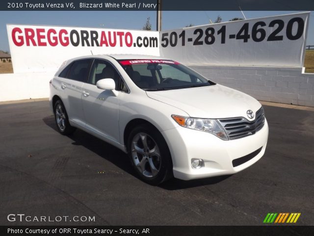 2010 Toyota Venza V6 in Blizzard White Pearl
