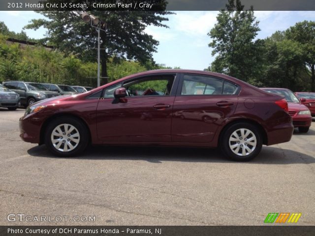 2012 Honda Civic LX Sedan in Crimson Pearl