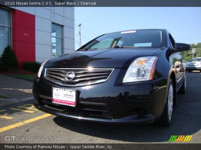 2010 Nissan Sentra 2.0 S in Super Black