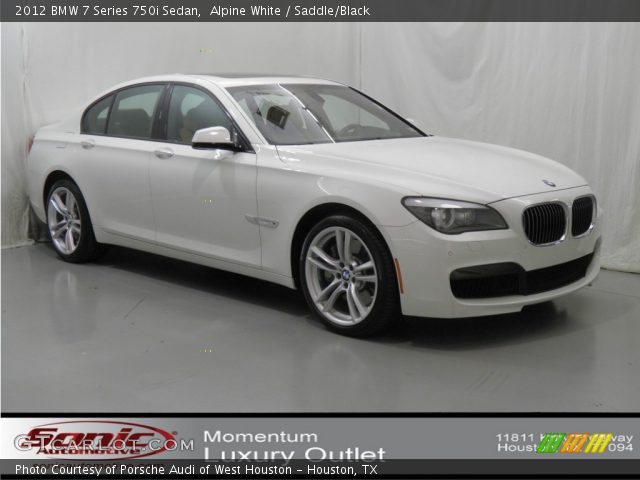 2012 BMW 7 Series 750i Sedan in Alpine White