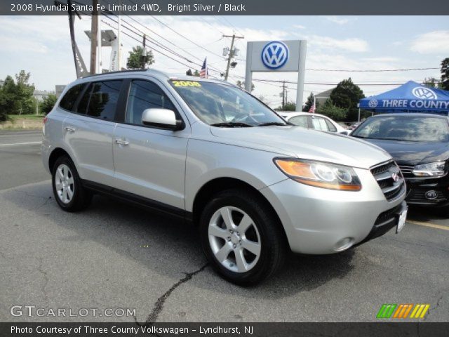 2008 Hyundai Santa Fe Limited 4WD in Bright Silver
