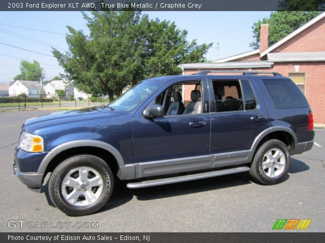 2003 Ford Explorer XLT AWD in True Blue Metallic