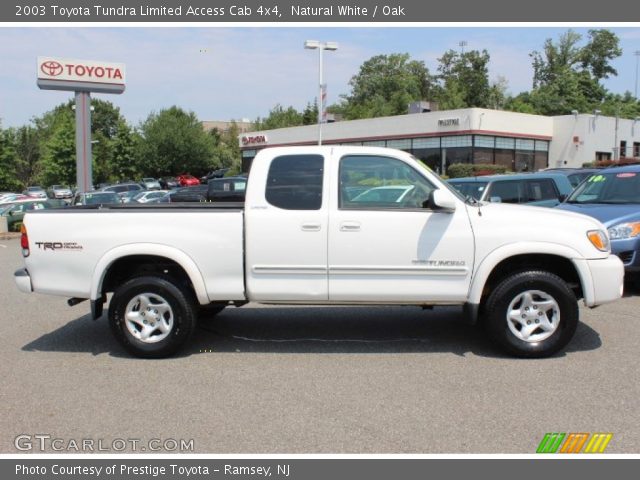 2003 Toyota Tundra Limited Access Cab 4x4 in Natural White