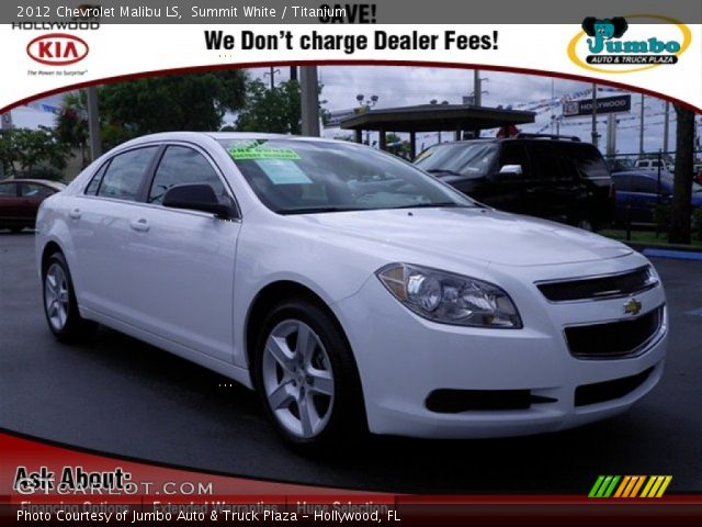 2012 Chevrolet Malibu LS in Summit White