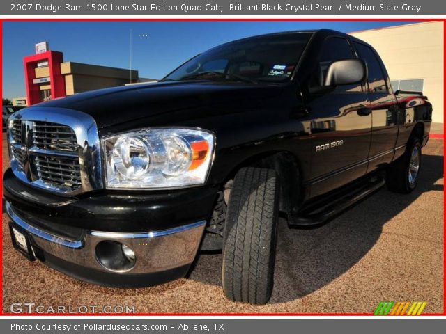 2007 Dodge Ram 1500 Lone Star Edition Quad Cab in Brilliant Black Crystal Pearl